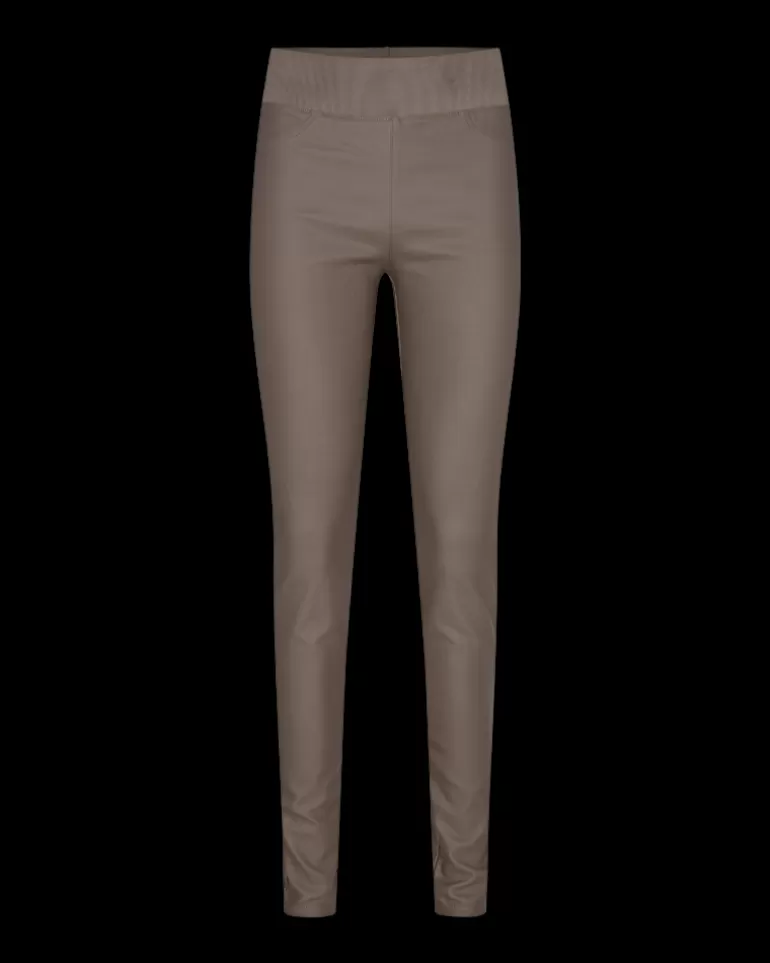 FREEQUENT FQSHANTAL-COOPER - STRETCHY PANTS - BROWN Morel Flash Sale