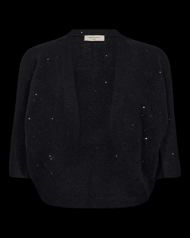 FREEQUENT FQSIGGY - CARDIGAN - BLACK Blackw.Black Discount