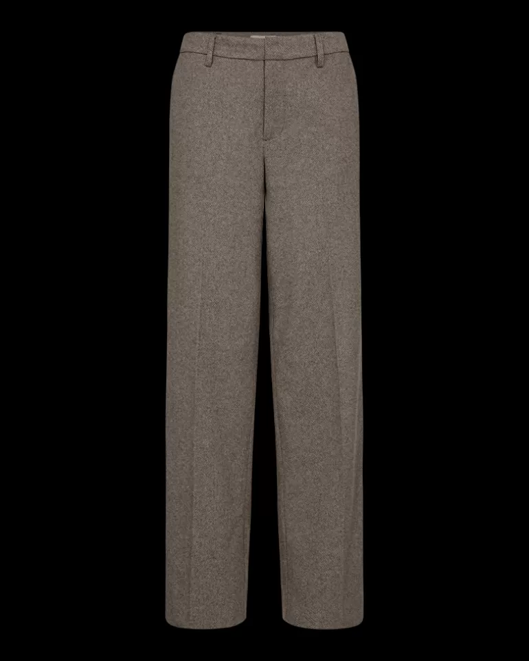 FREEQUENT FQSILLEN - PANTS - GREY LightGreyMel.W.CharcoalMe Store
