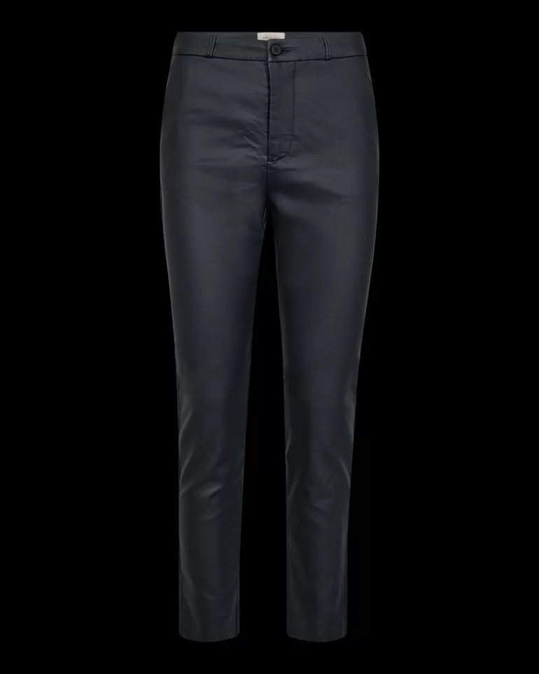 FREEQUENT FQSOLVEJ - ANKLE COOPER PANTS - BLUE Salute Store