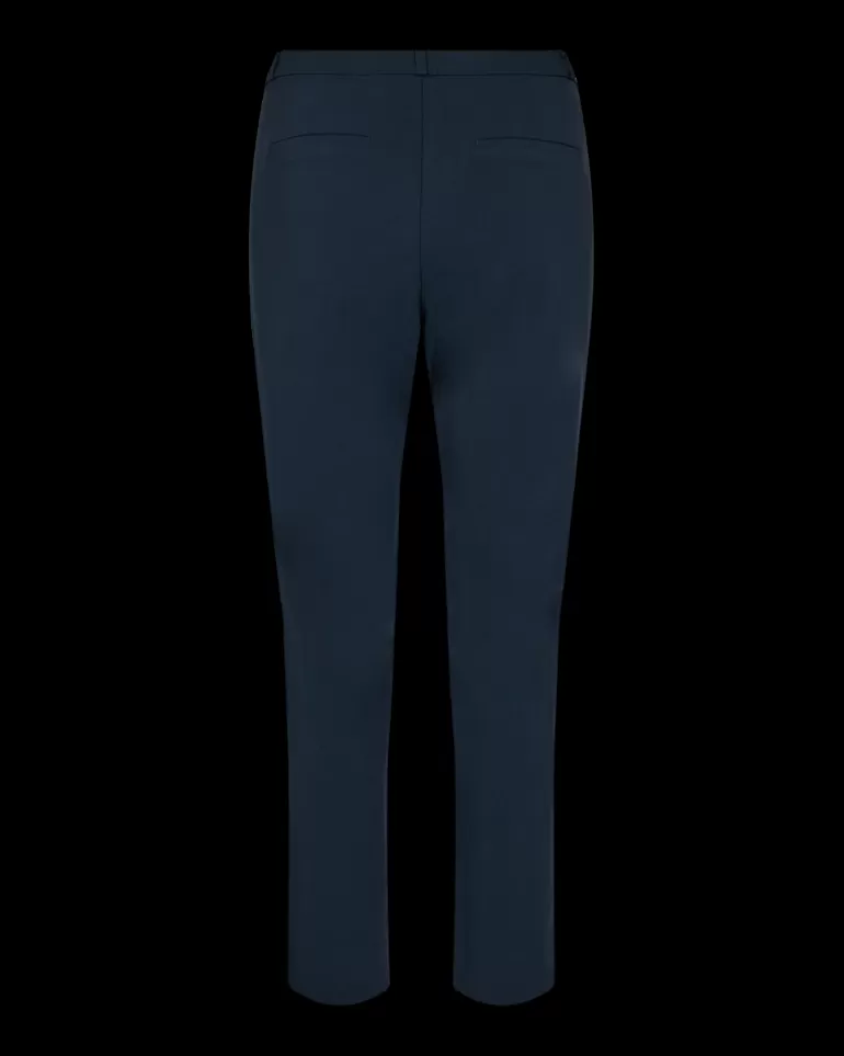 FREEQUENT FQSOLVEJ - ANKLE PANTS - BLUE Salute Discount