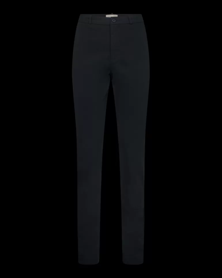 FREEQUENT FQSOLVEJ - HIGH WAISTED PANTS - BLUE Salute Online