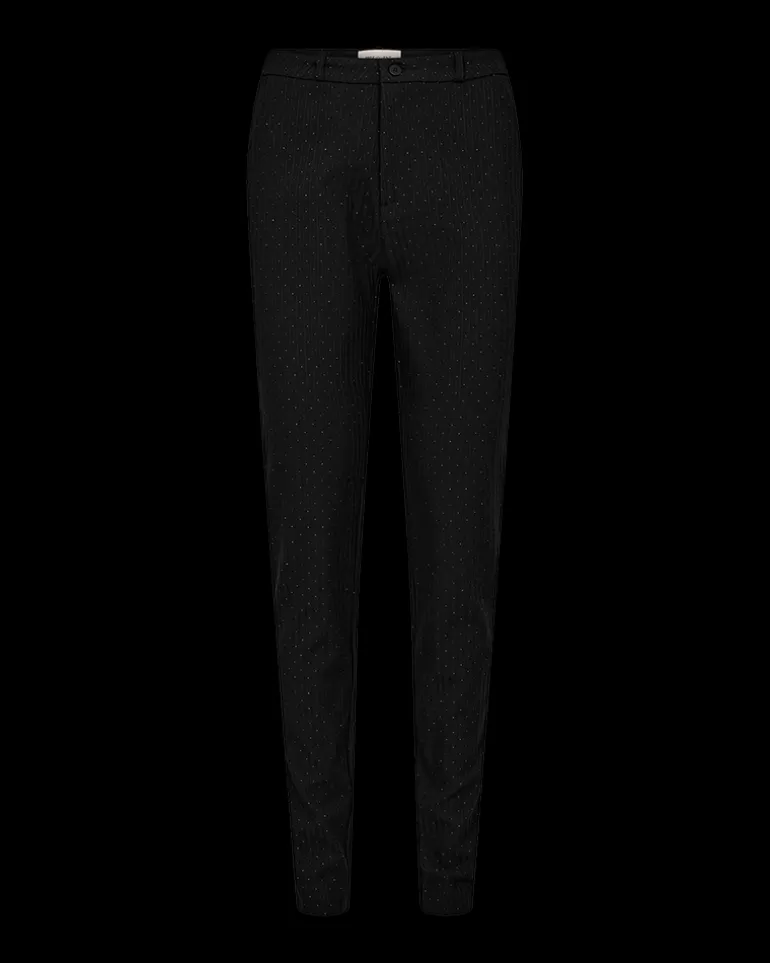 FREEQUENT FQSOLVEJ - PANTS - BLACK Blackw.Gold Store