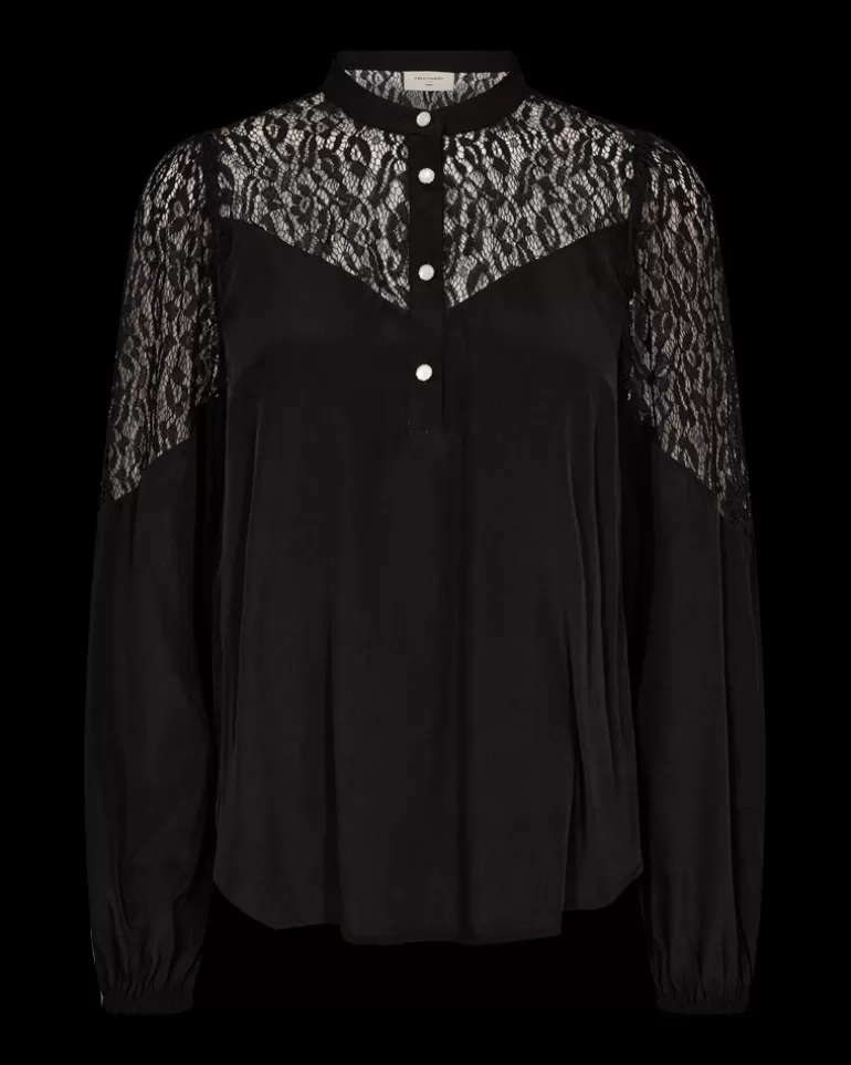 FREEQUENT FQVIALU - BLOUSE - Black Cheap