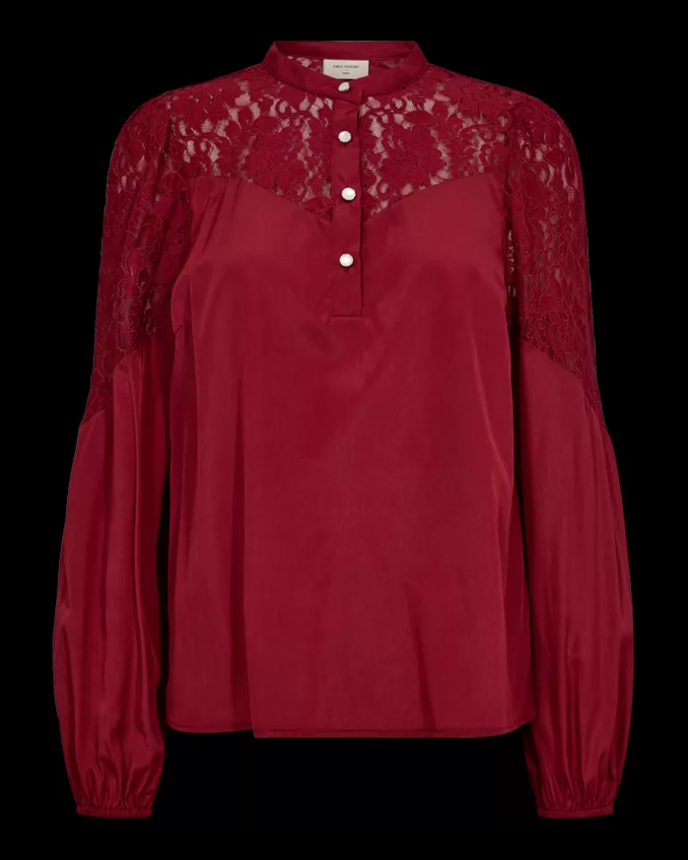 FREEQUENT FQVIALU - BLOUSE - RED ChiliPepper New