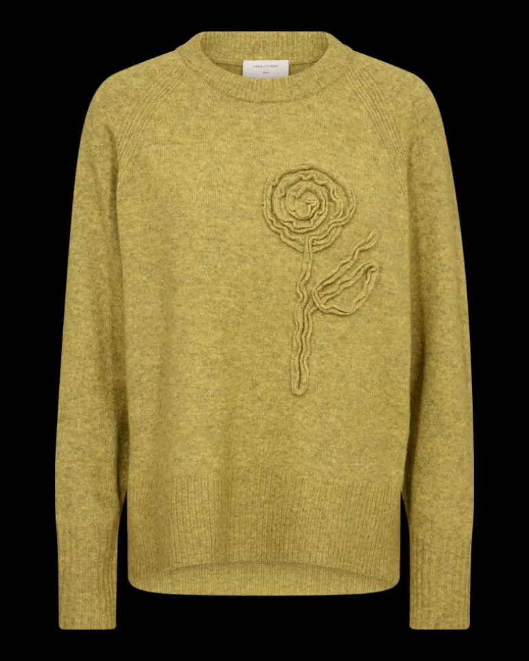 FREEQUENT FQVIDOO - PULLOVER - YELLOW WillowMelange Sale